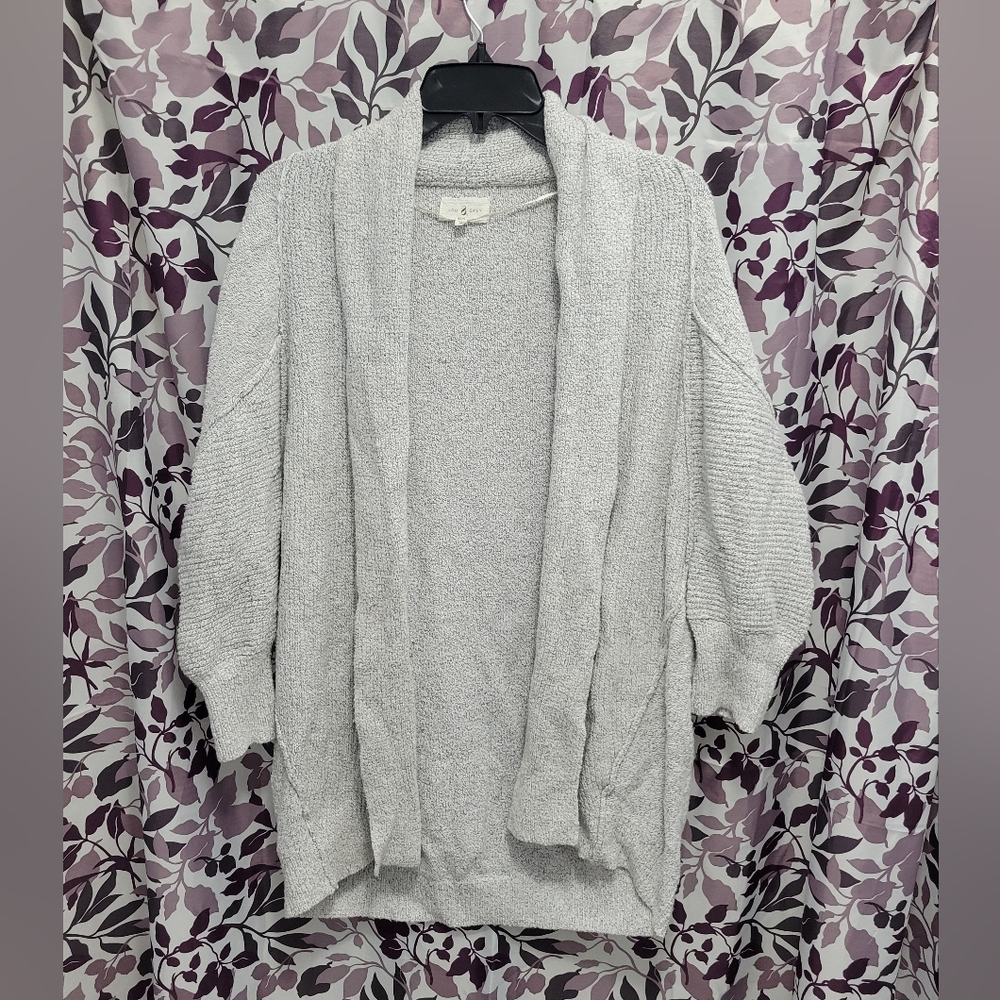 Lou & Grey Cozy Gray Women's Sweater Cardigan Size XS/S